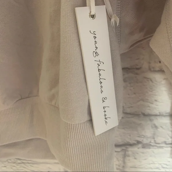 NWT Young Fabulous & Broke Payton Crew Sweatshirt - Picture 12 of 13